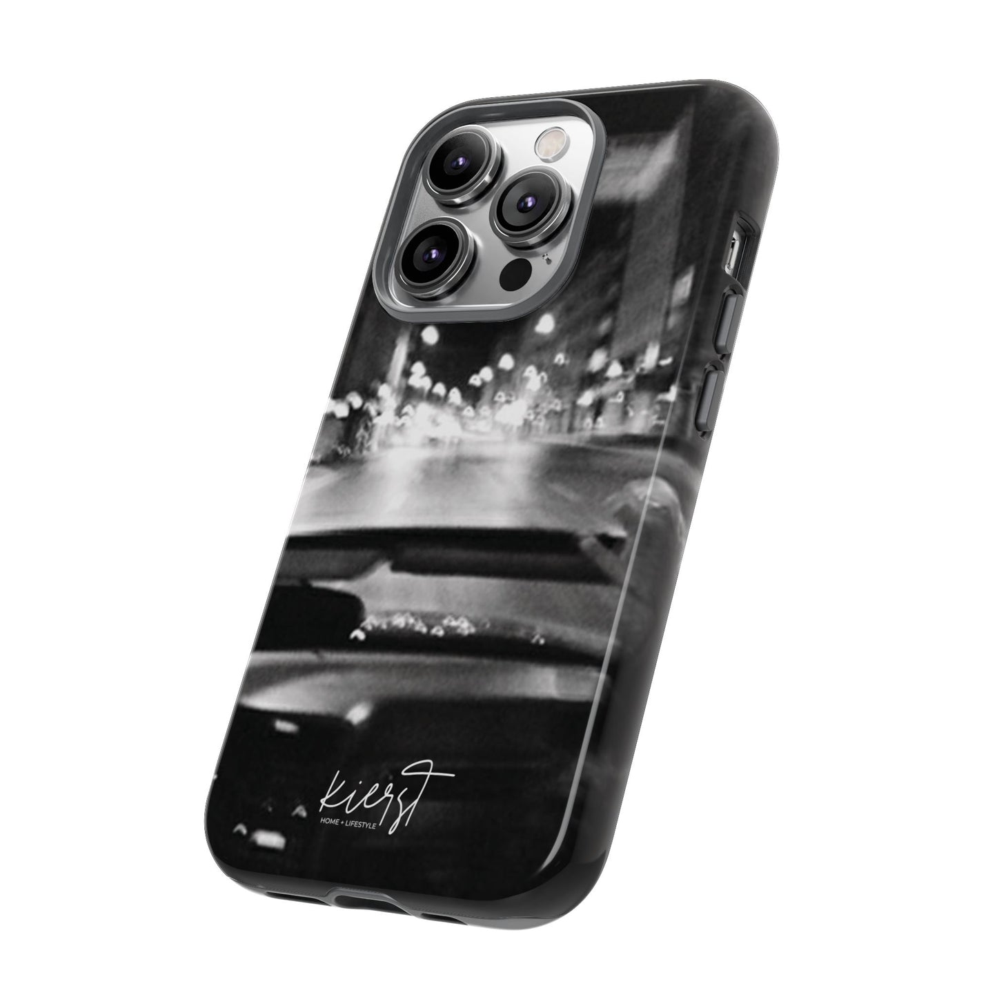 Faded Summer Nights iPhone Case | A Cinematic Blur of City Lights and Nostalgia