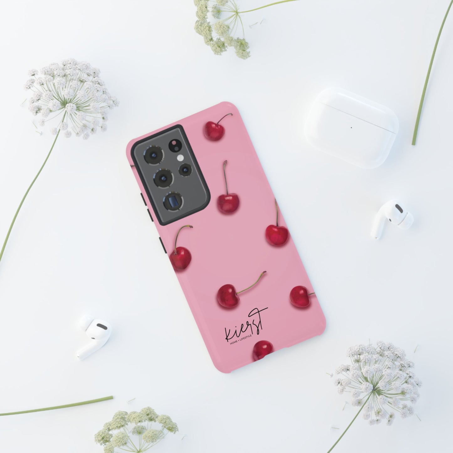 Cherries Samsung Galaxy Phone Case | Sweet Meets Sophisticated in This Standout Cover