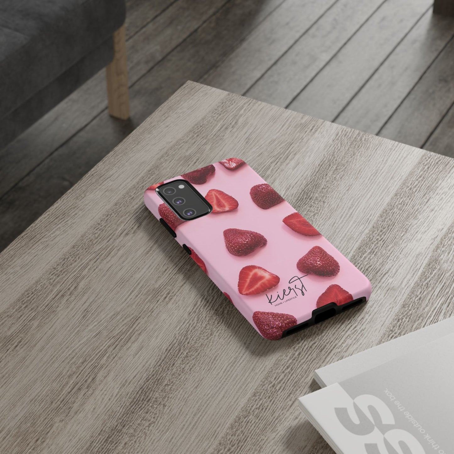 Strawberries Samsung Galaxy Phone Case | A Juicy Pop of Playfulness Meets Polished Design