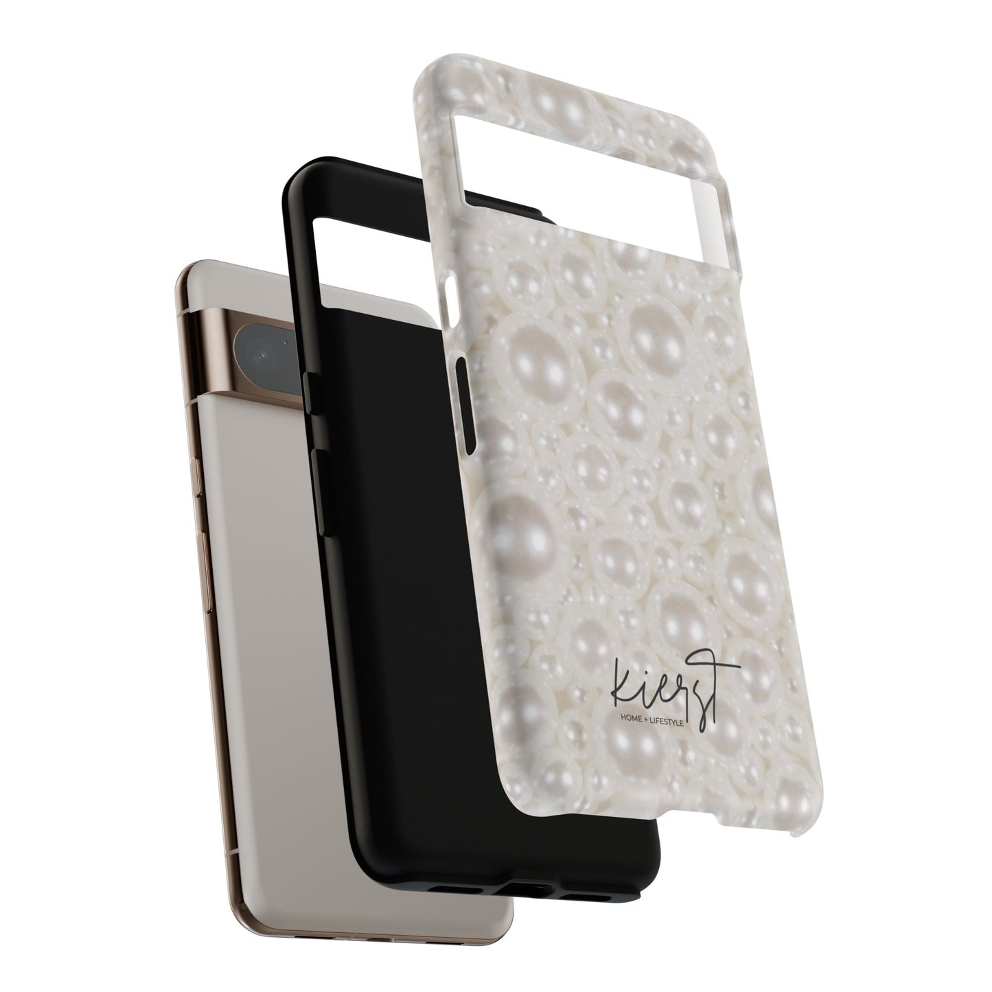 Various Pearls Google Pixel Case | Refined Shine Everyday Style