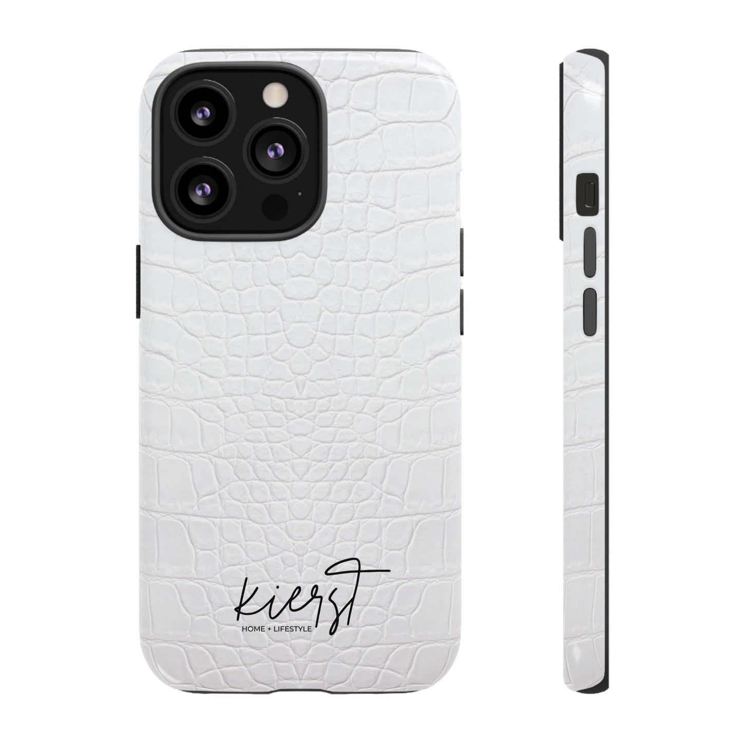 White Alligator iPhone Case | Minimal, Crisp, and Effortlessly Elevated