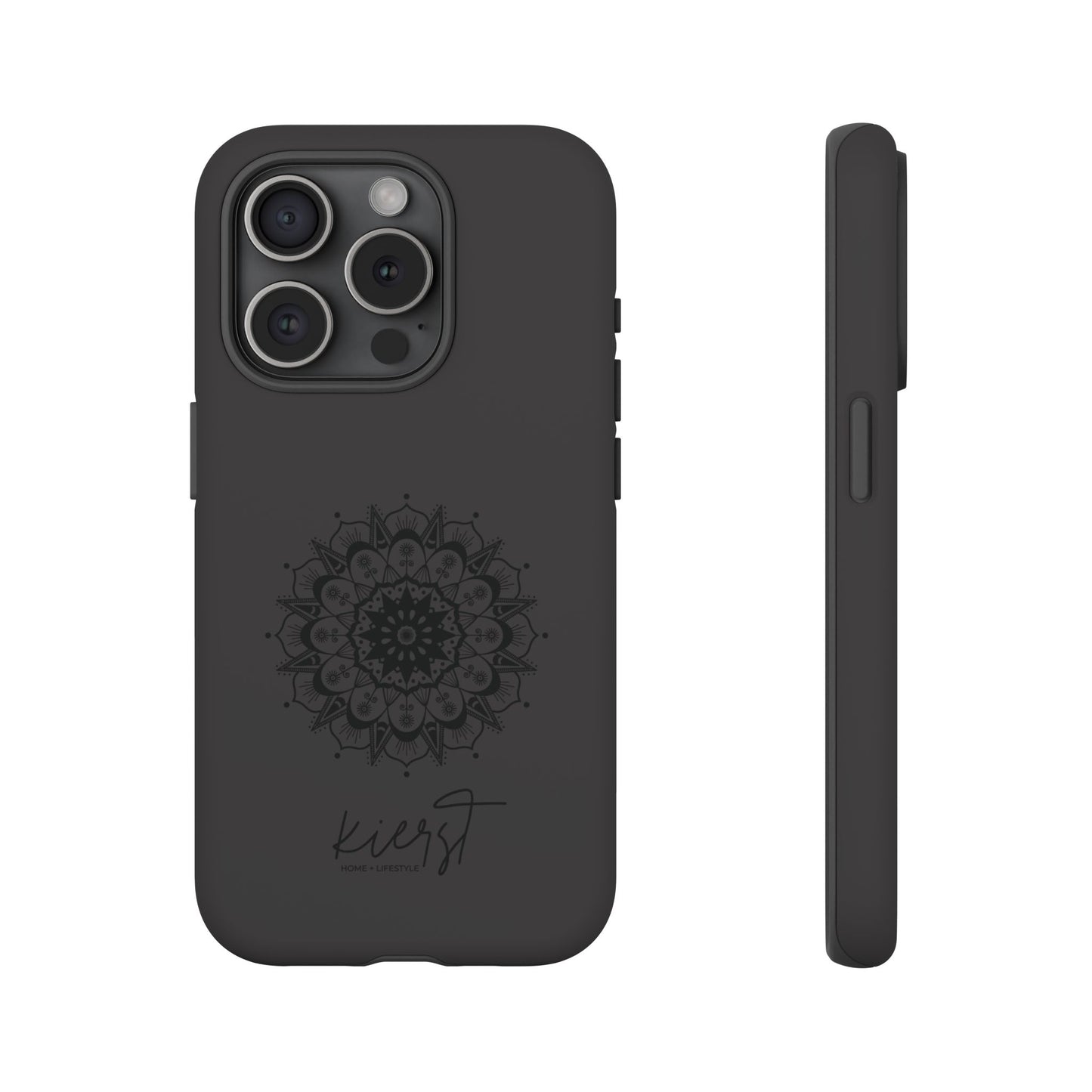 Black Mandala iPhone Case | Refined Calm in Every Curve