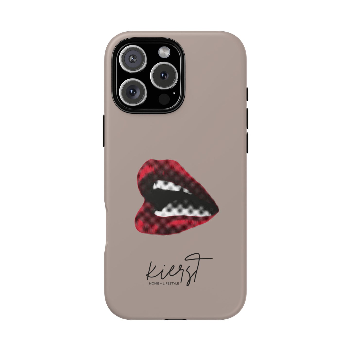 Retro Red Lips iPhone Case | Pop Art Meets Polished