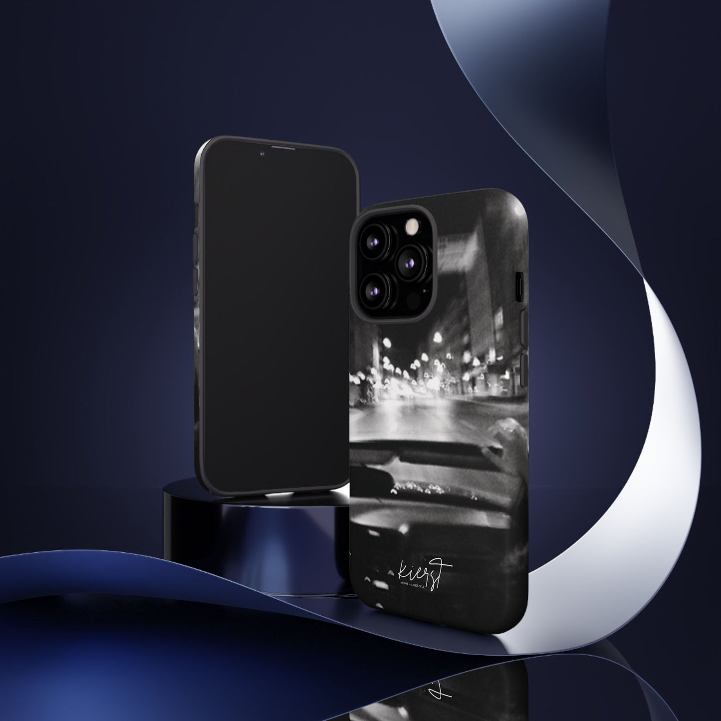 Faded Summer Nights iPhone Case | A Cinematic Blur of City Lights and Nostalgia