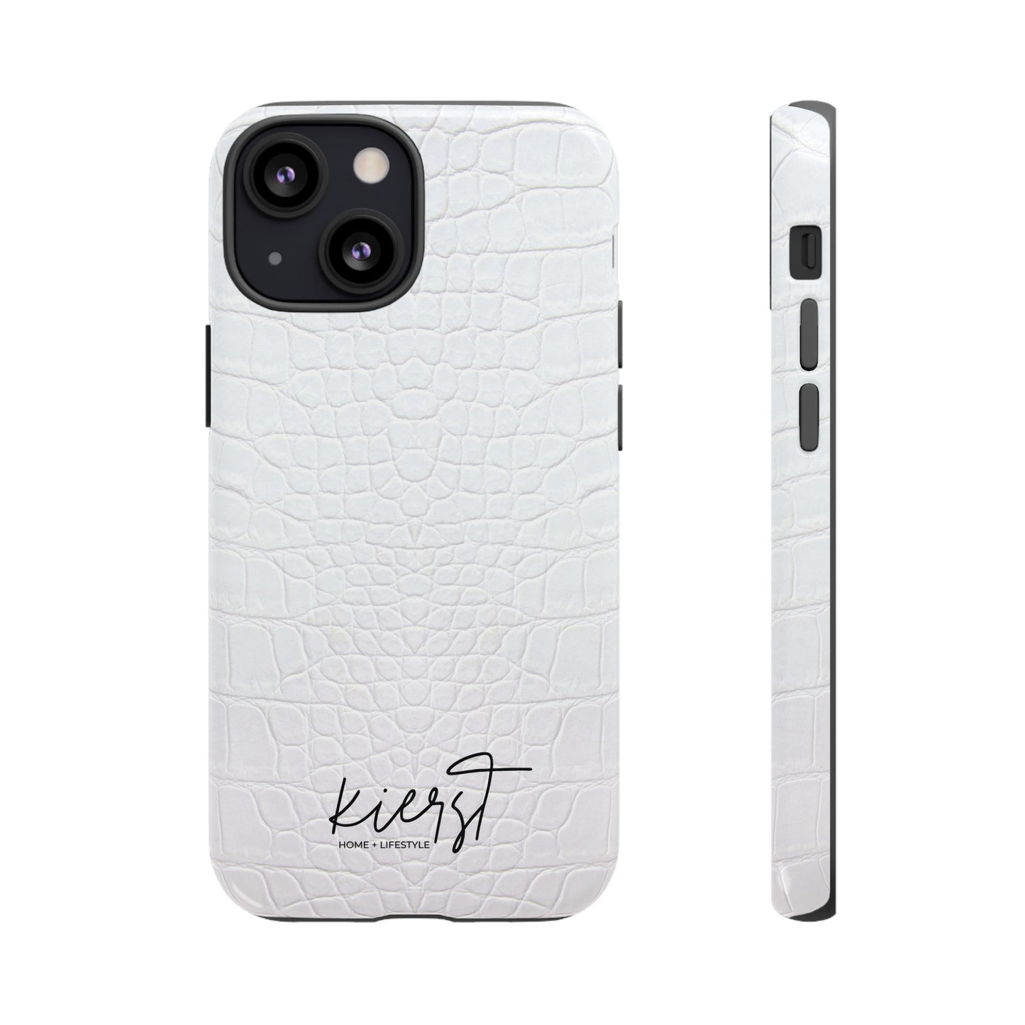 White Alligator iPhone Case | Minimal, Crisp, and Effortlessly Elevated