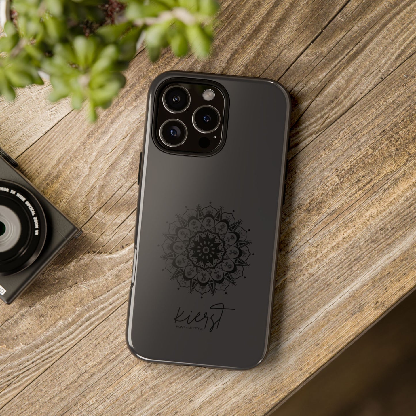 Black Mandala iPhone Case | Refined Calm in Every Curve