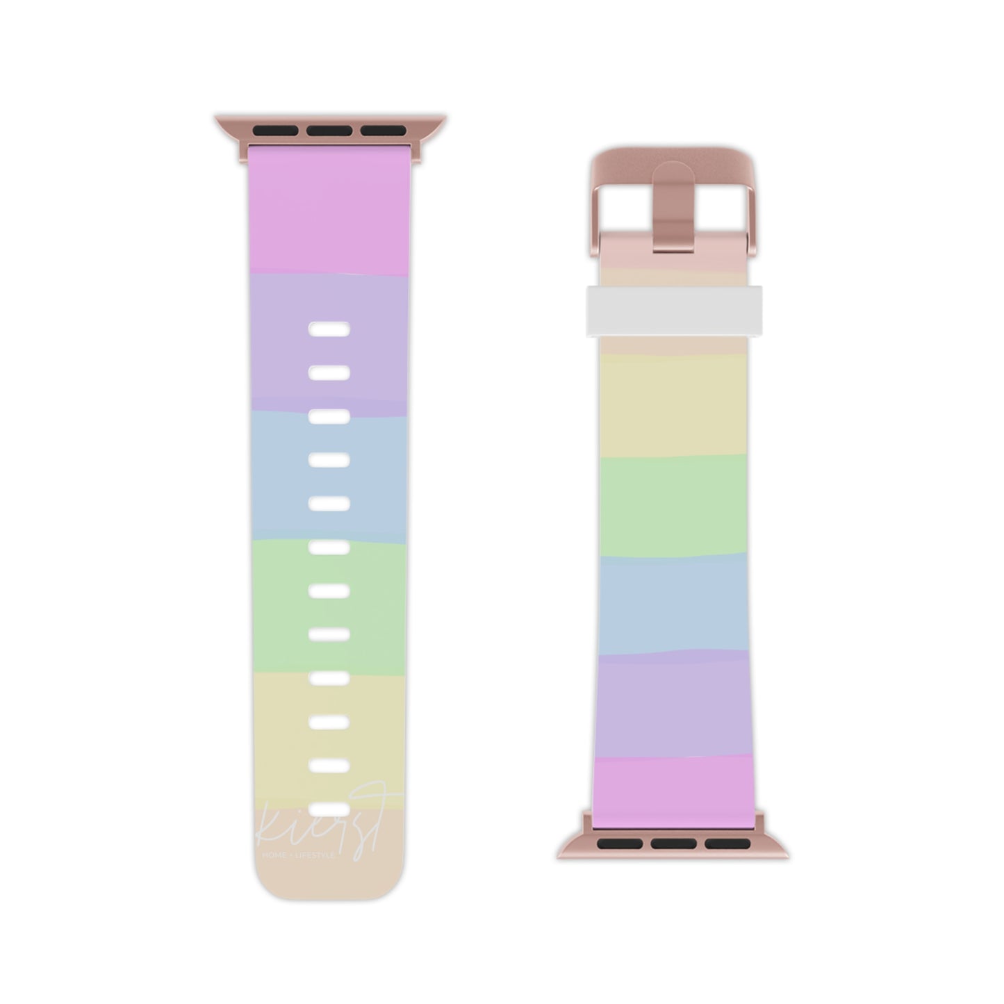 Pastel Rainbow Apple Watch Band – Soft Hues, Bold Energy