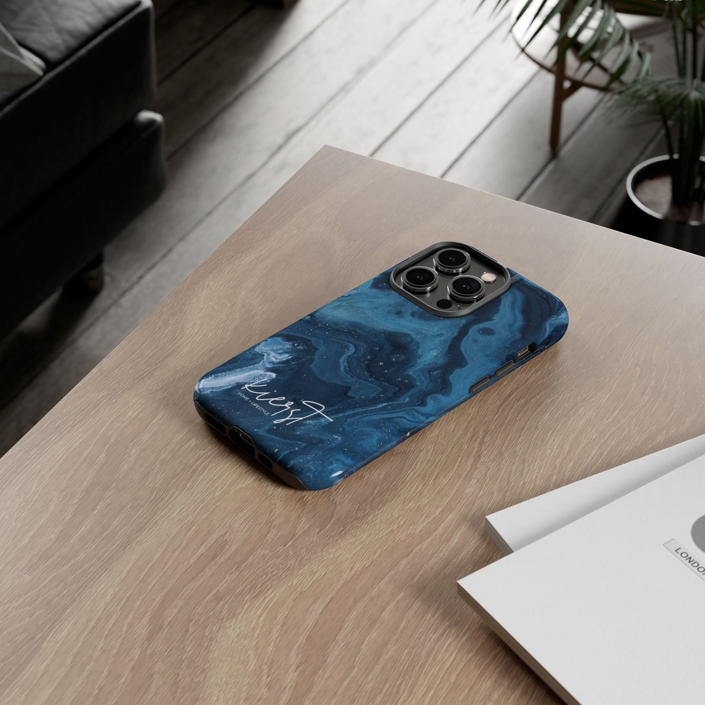 Blue Marble iPhone Case | Bold, Rich, & Unapologetically Refined