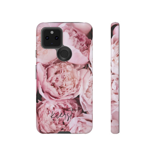 Pink Peonies Google Pixel Phone Case | Romantic Florals, Everyday Function