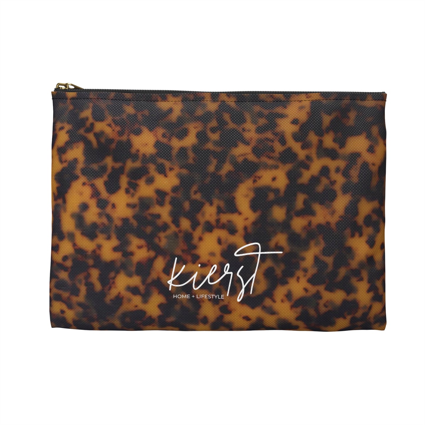 Tortoise Print Accessory Pouch | Classic with an Edge