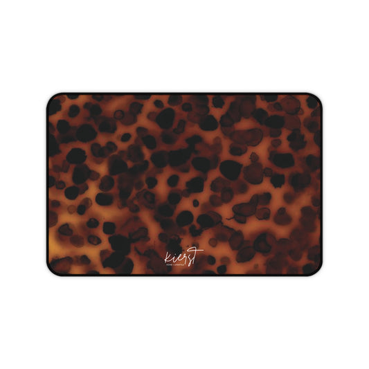 Ember Tortoise Desk Mat | Timeless Warmth for a Refined Workspace