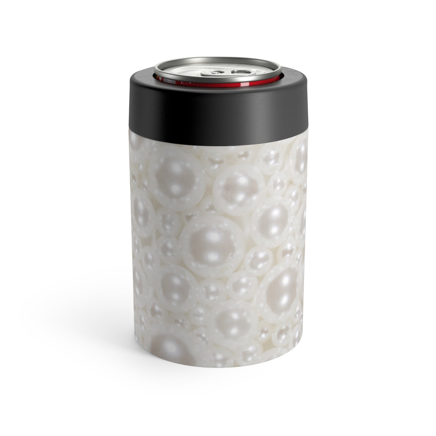 Various Pearls Can Holder – Luxe Print in Ivory Tones