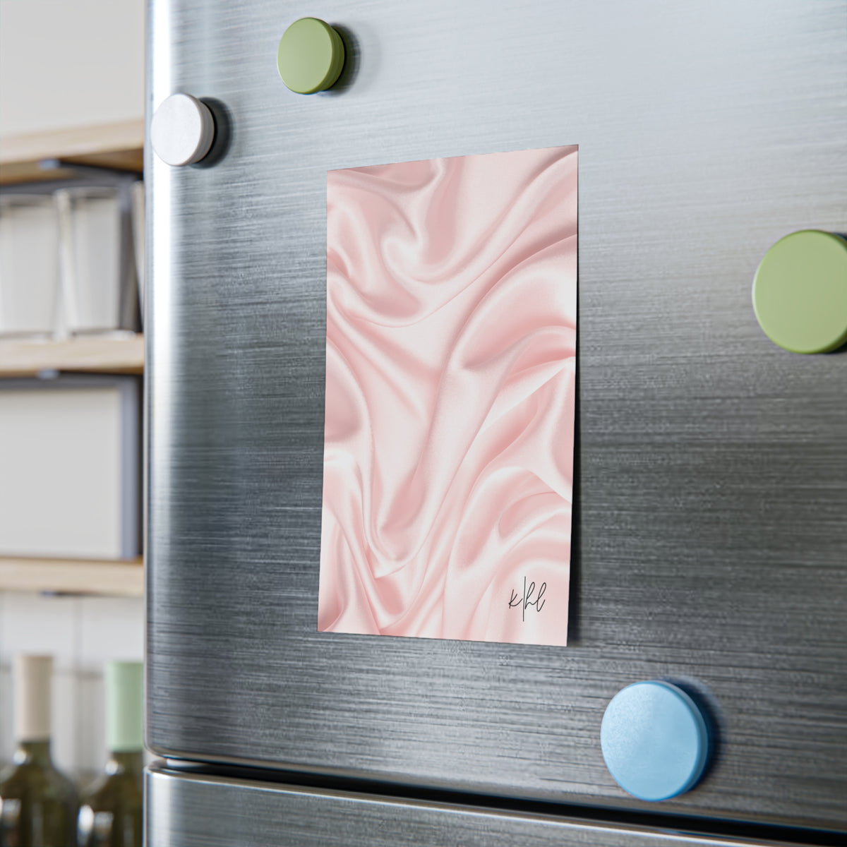 Pink Silk Striped Post-it® Note Pad