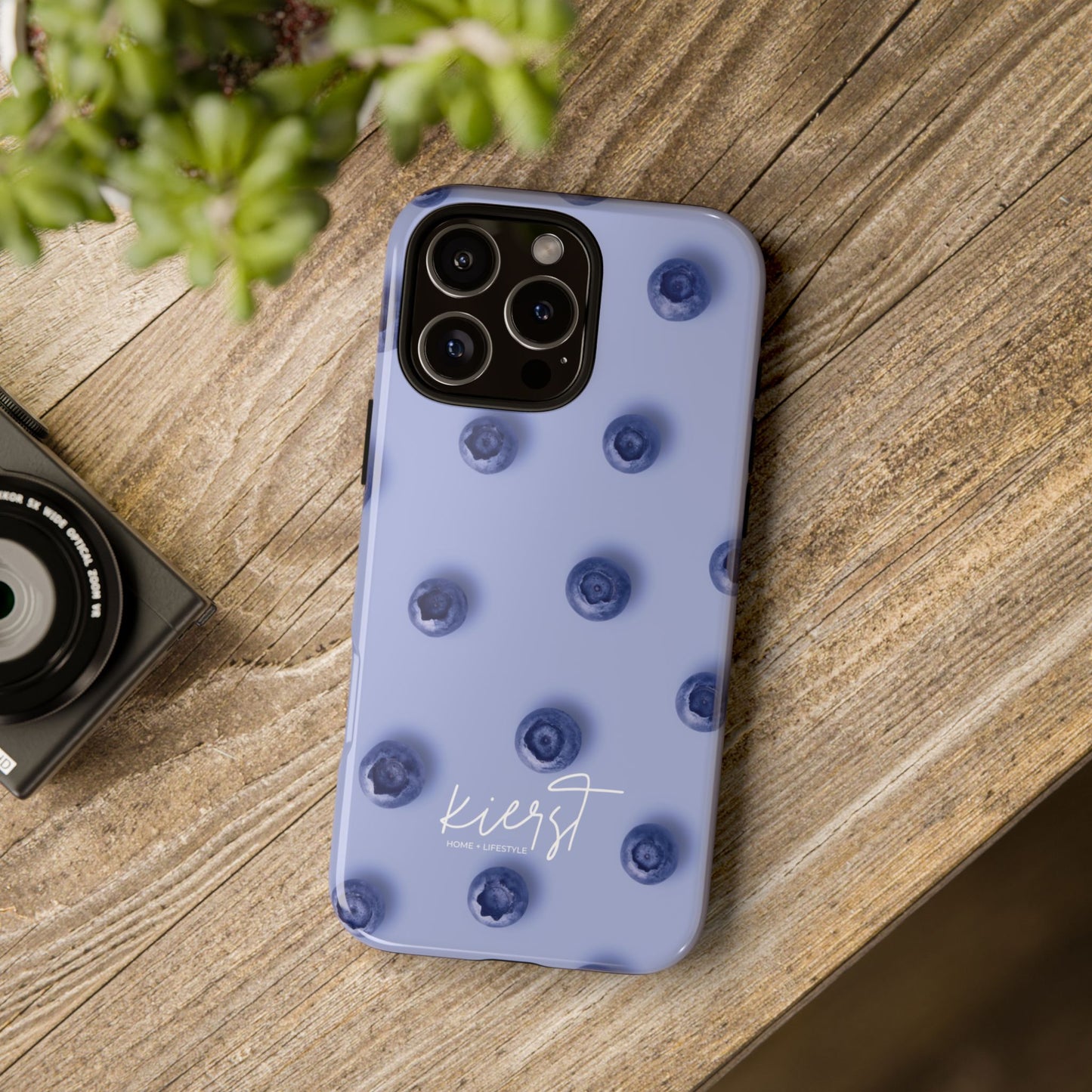 Blueberries iPhone Case | A refined play on fruit-forward charm
