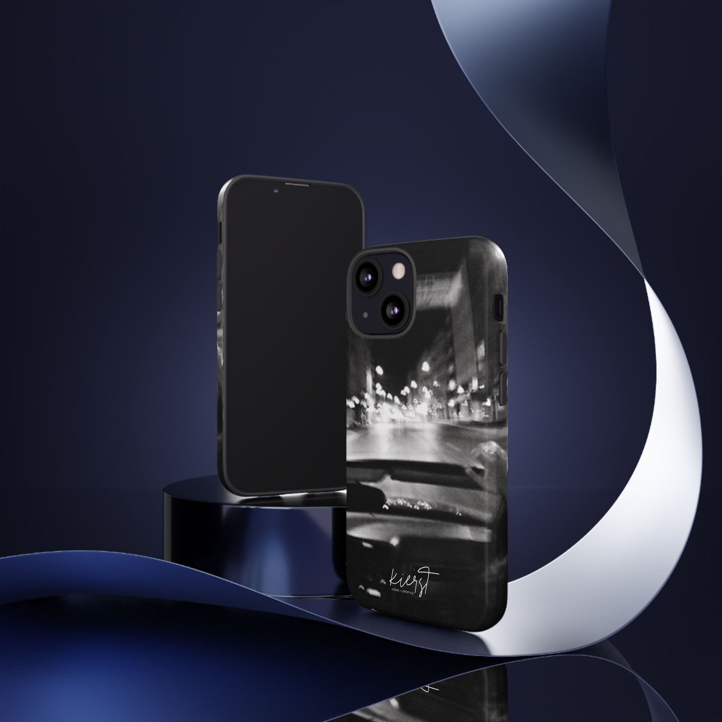 Faded Summer Nights iPhone Case | A Cinematic Blur of City Lights and Nostalgia