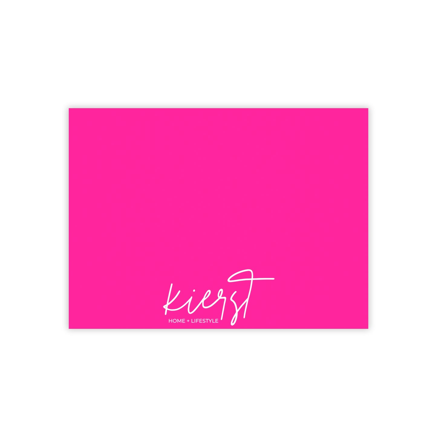 kierst Signature Hot Pink Post-it® Note Pad | Vibrant Sticky Notes for Bold Desks