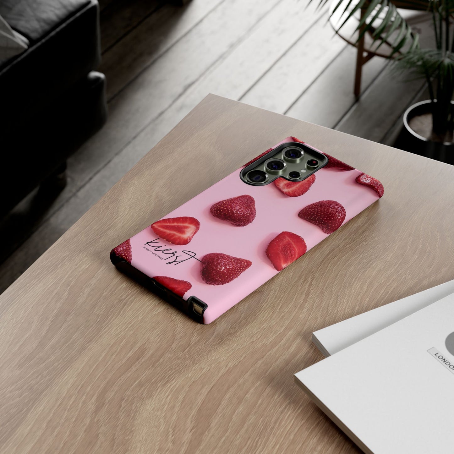 Strawberries Samsung Galaxy Phone Case | A Juicy Pop of Playfulness Meets Polished Design