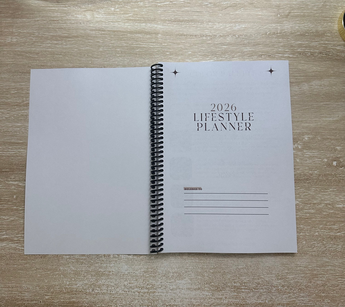 2026 Lifestyle Planner - Signature Velvet Noir Lattice