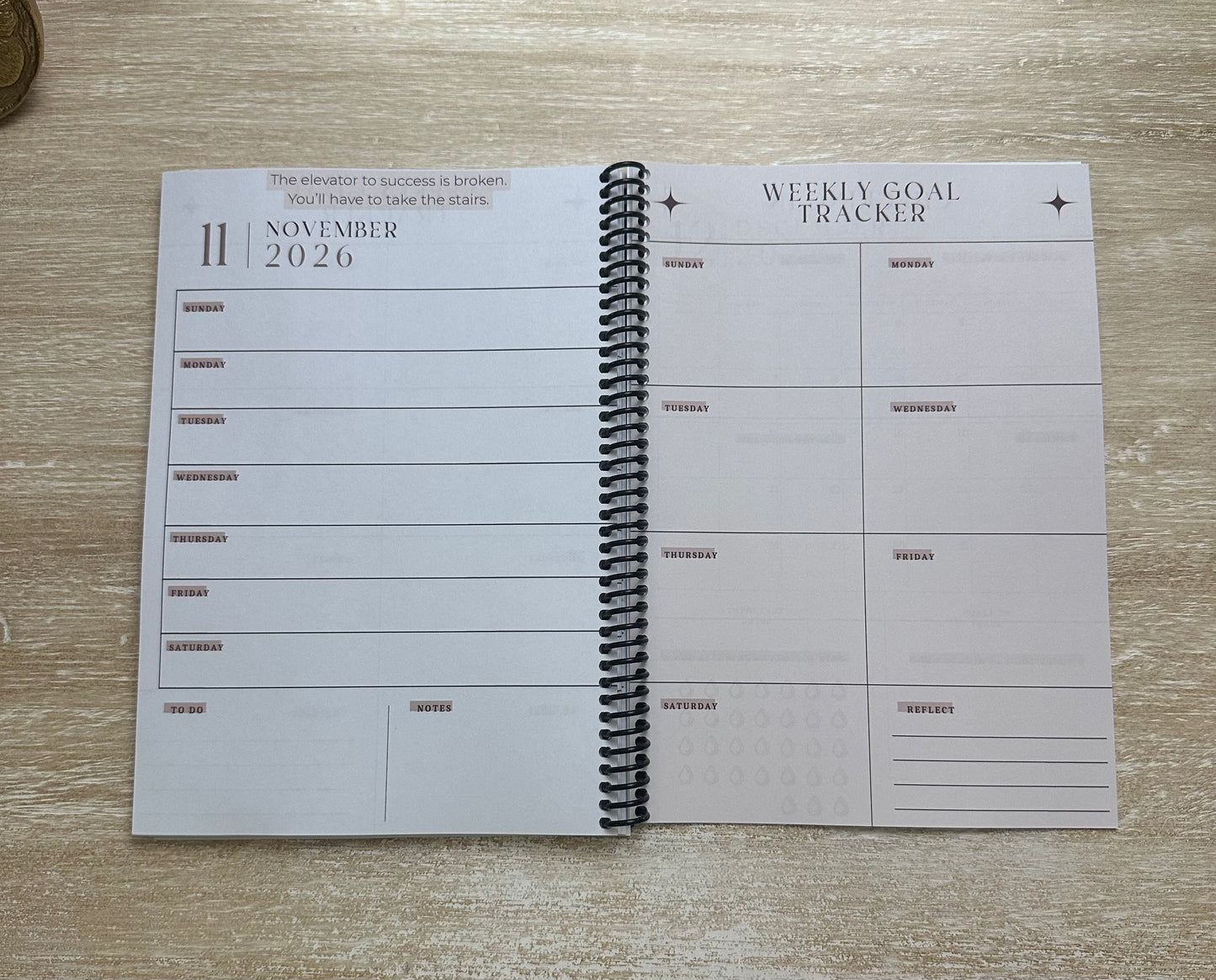 2026 Lifestyle Planner - Signature Velvet Noir Lattice