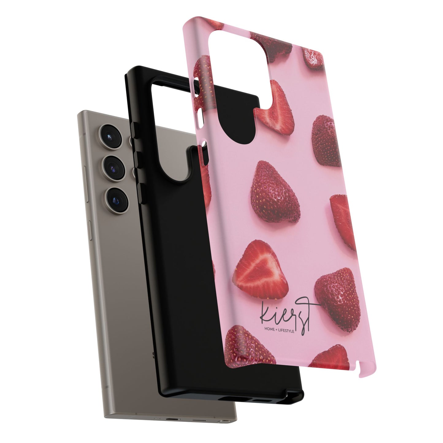 Strawberries Samsung Galaxy Phone Case | A Juicy Pop of Playfulness Meets Polished Design
