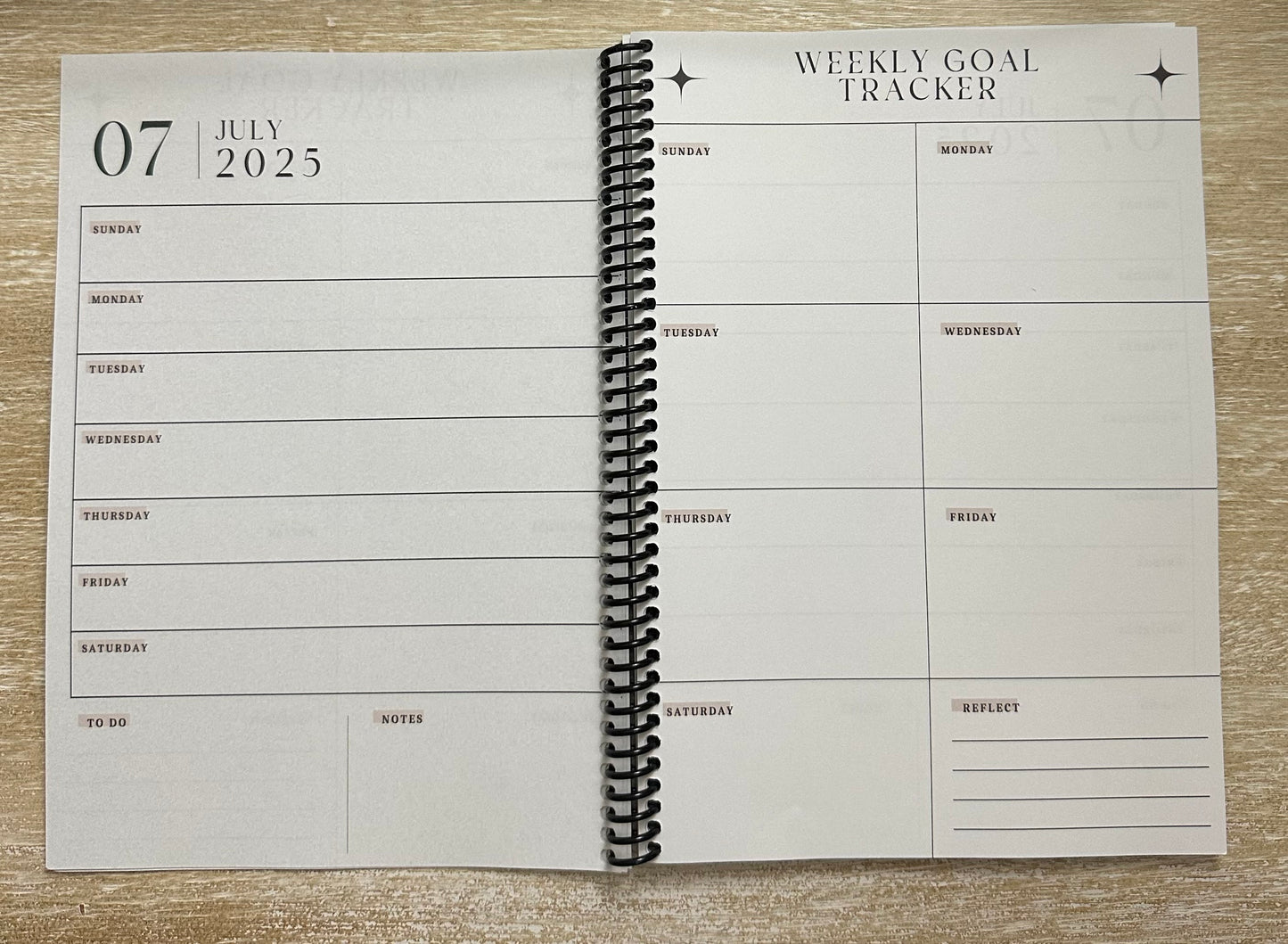 Academic Year Planner Chic Grunge