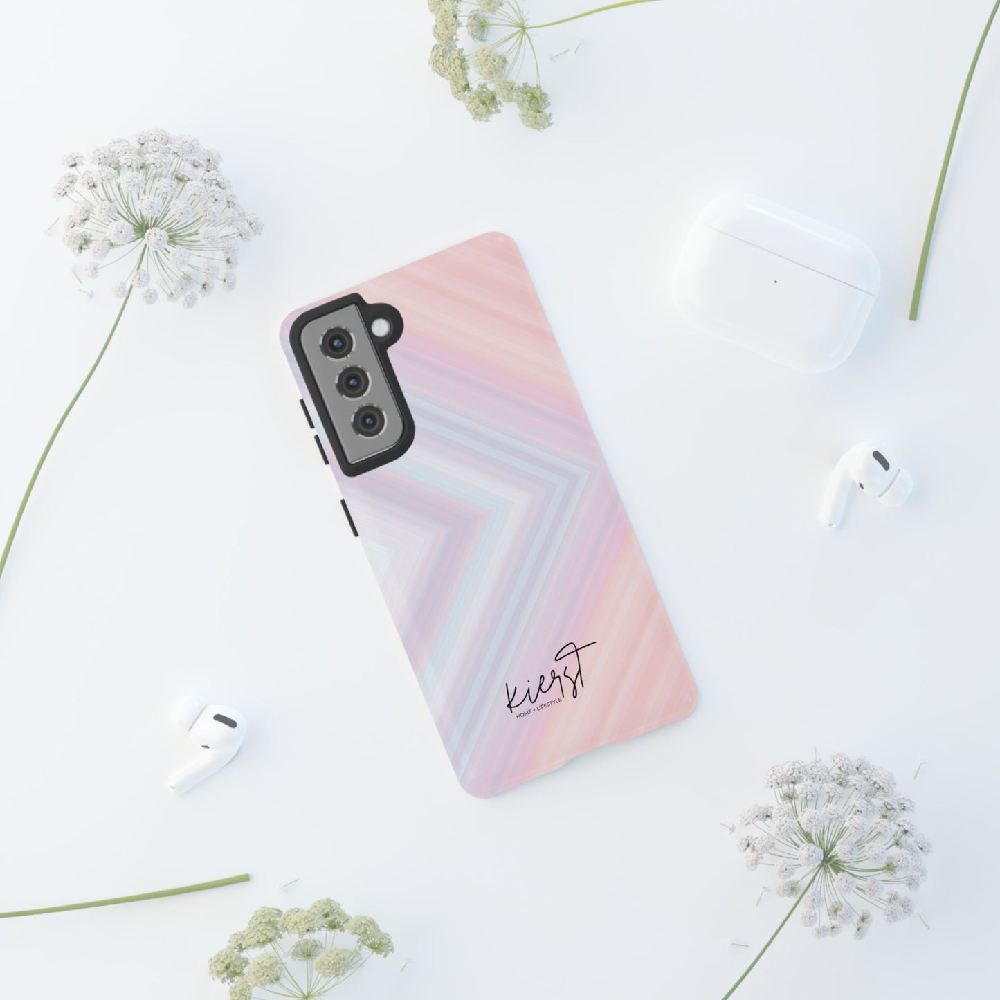 Pastel Arrows Samsung Galaxy Phone Case | Soft Geometry, Subtle Glow