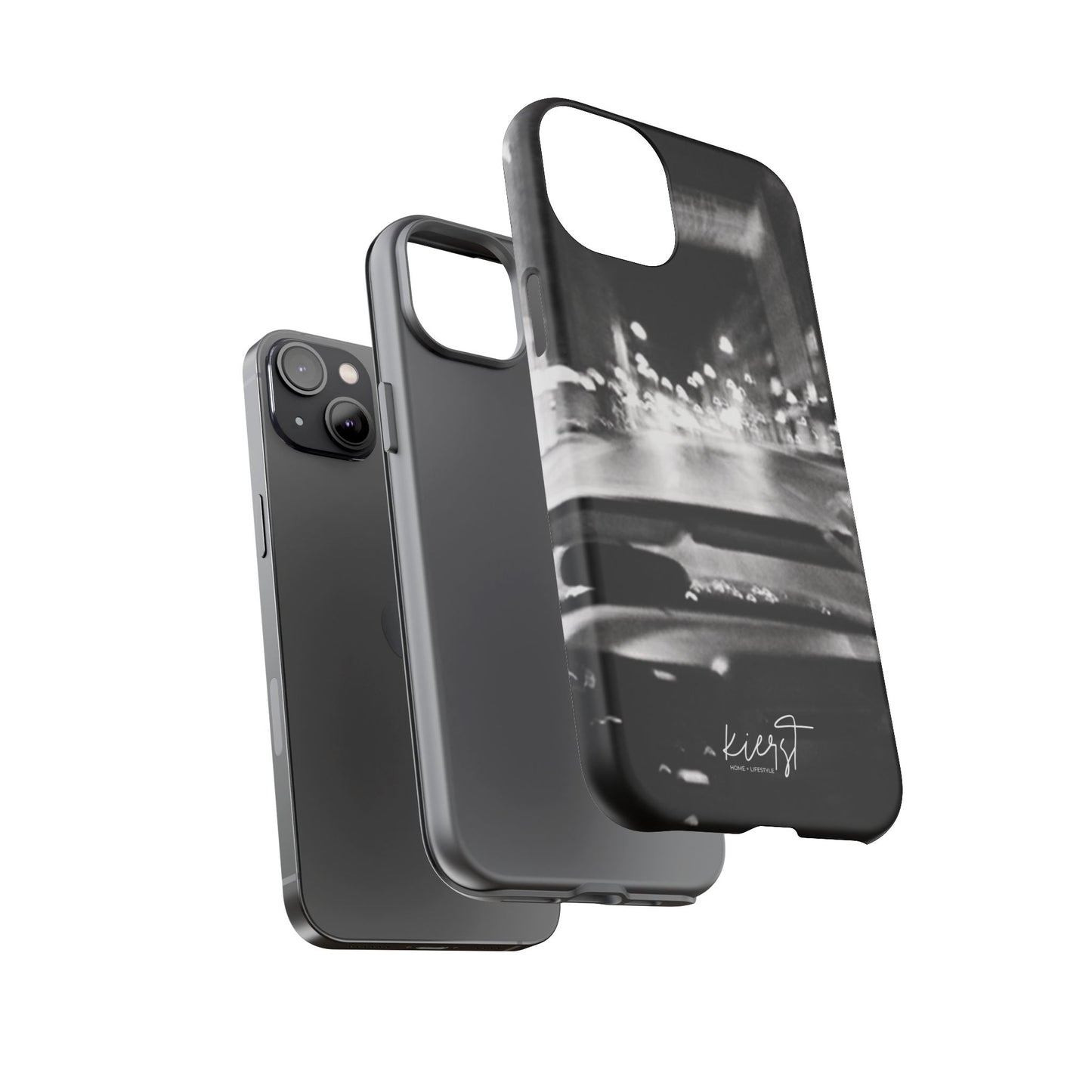 Faded Summer Nights iPhone Case | A Cinematic Blur of City Lights and Nostalgia