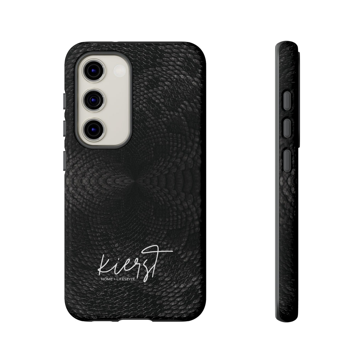 Black + Grey Snake Print Samsung Galaxy Phone Case