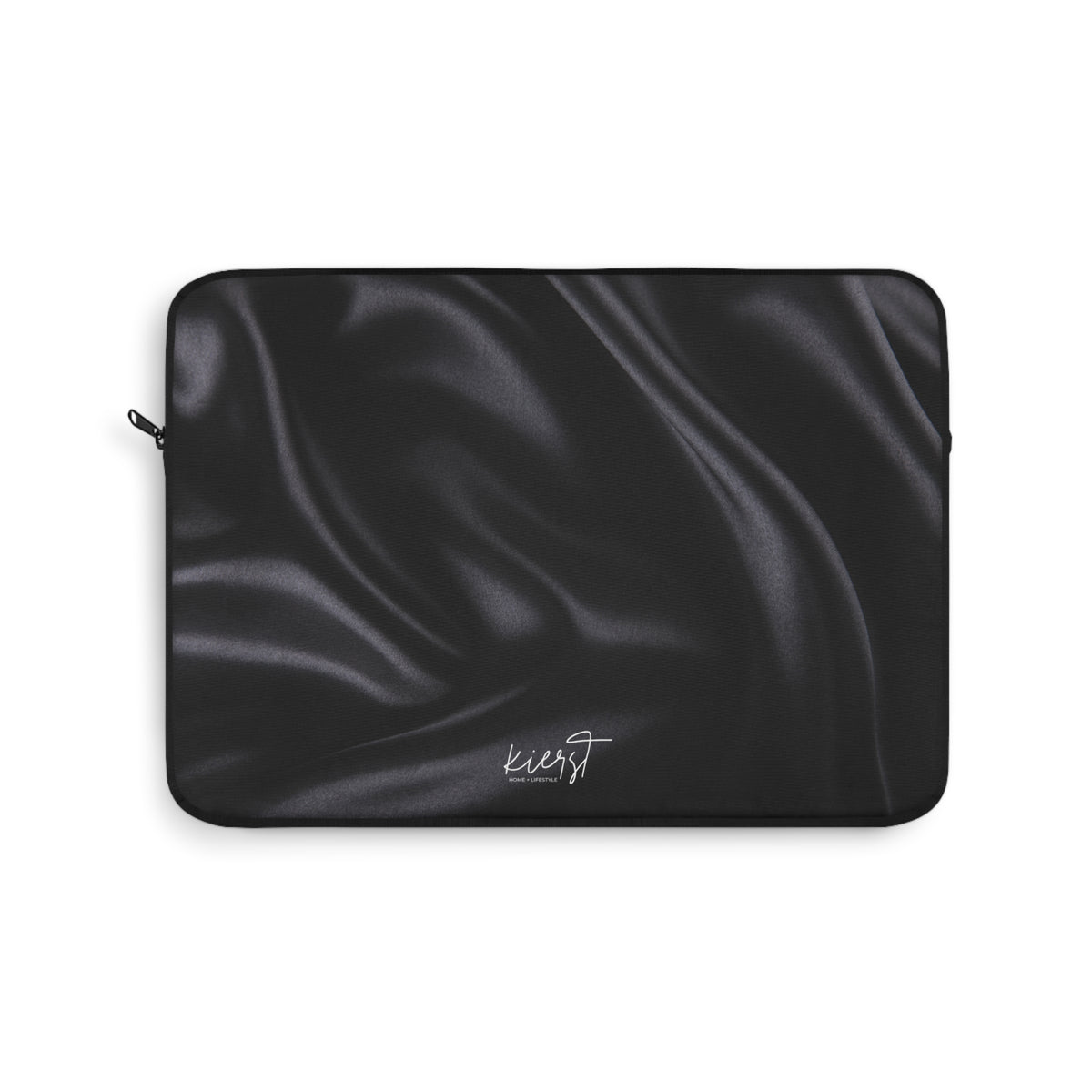 Black Silk Print Laptop Sleeve