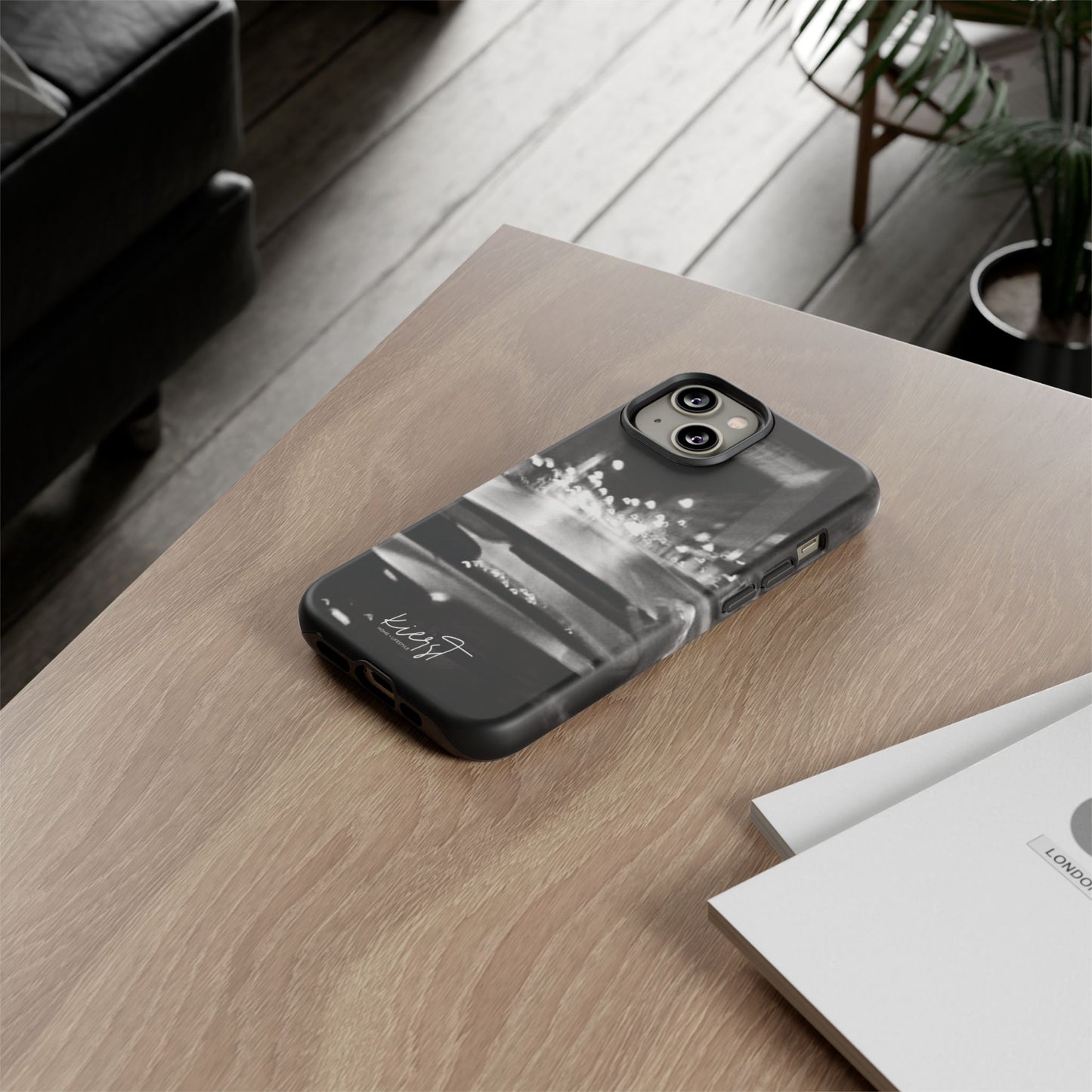 Faded Summer Nights iPhone Case | A Cinematic Blur of City Lights and Nostalgia