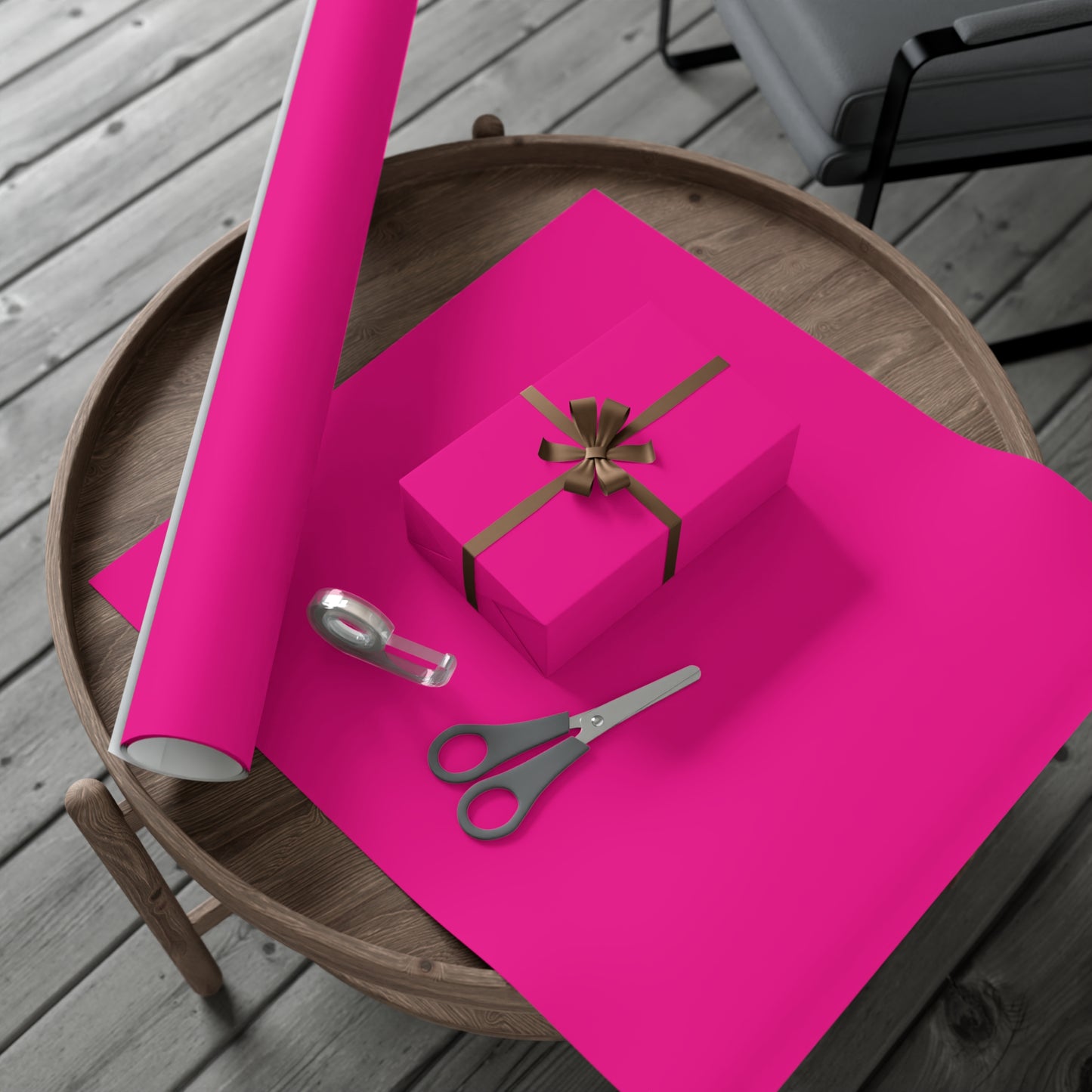 Signature Hot Pink Gift Wrap Paper – Bold, Feminine, Beautiful