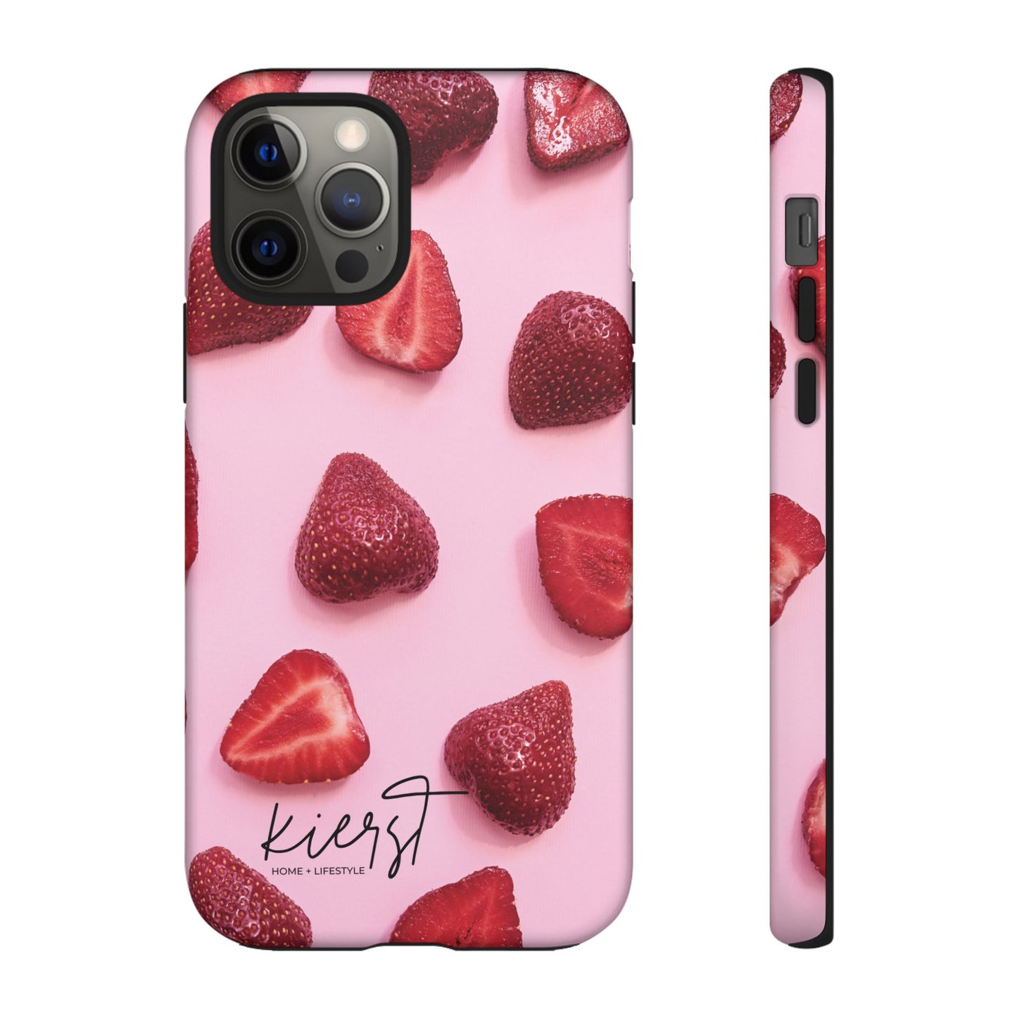Strawberries iPhone Case | A Sweet Statement Rooted in Soft Luxury