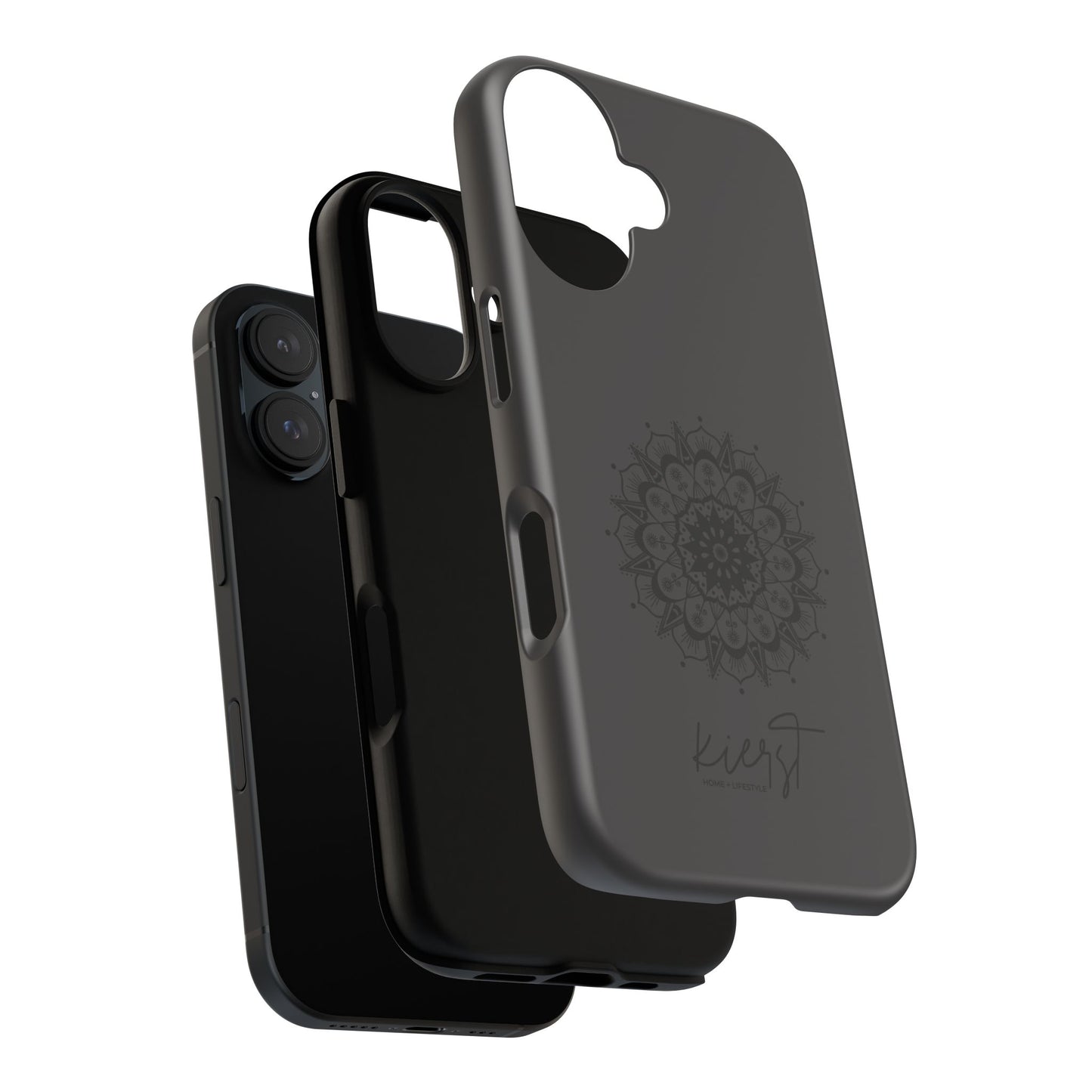 Black Mandala iPhone Case | Refined Calm in Every Curve