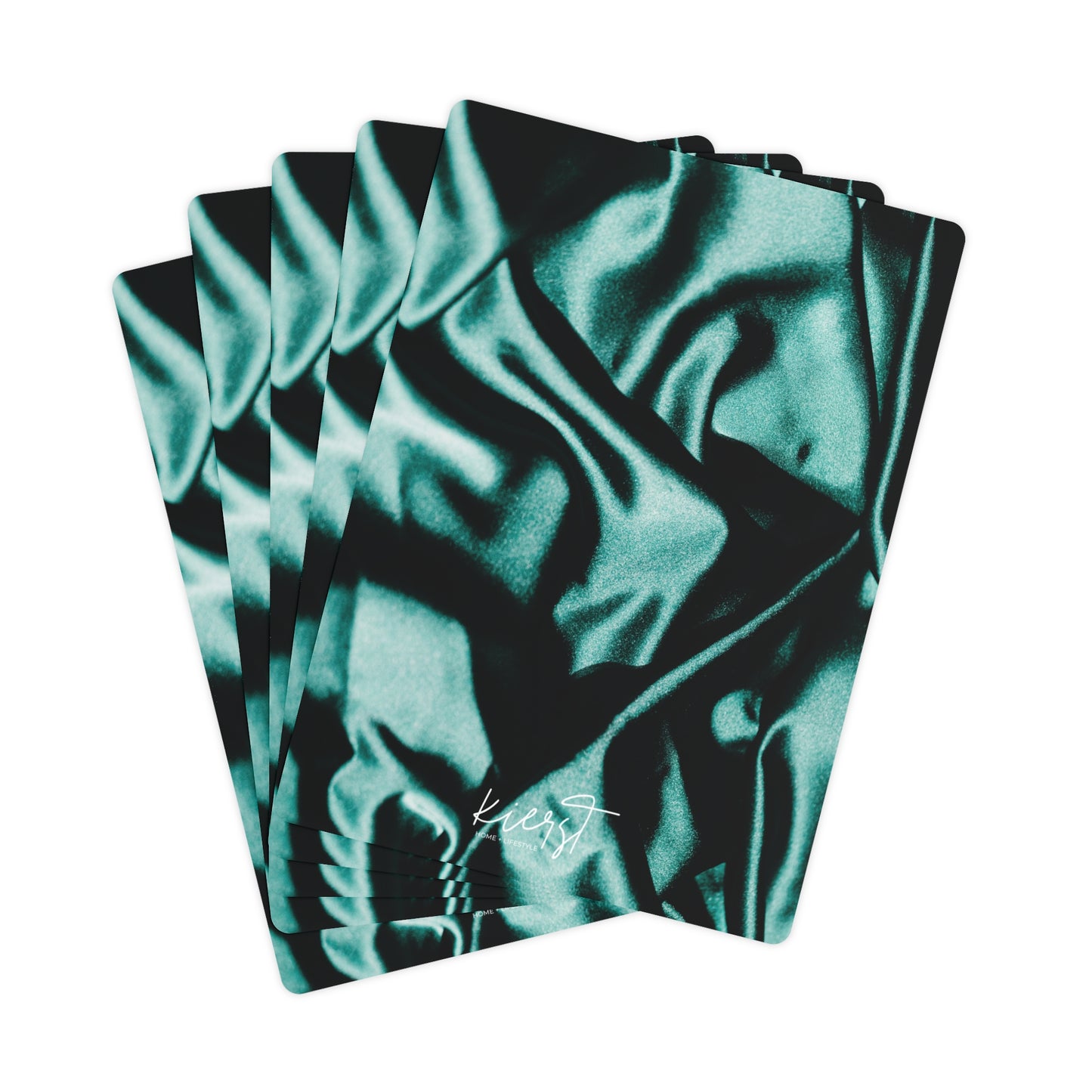 Emerald Silk Poker Playing Cards