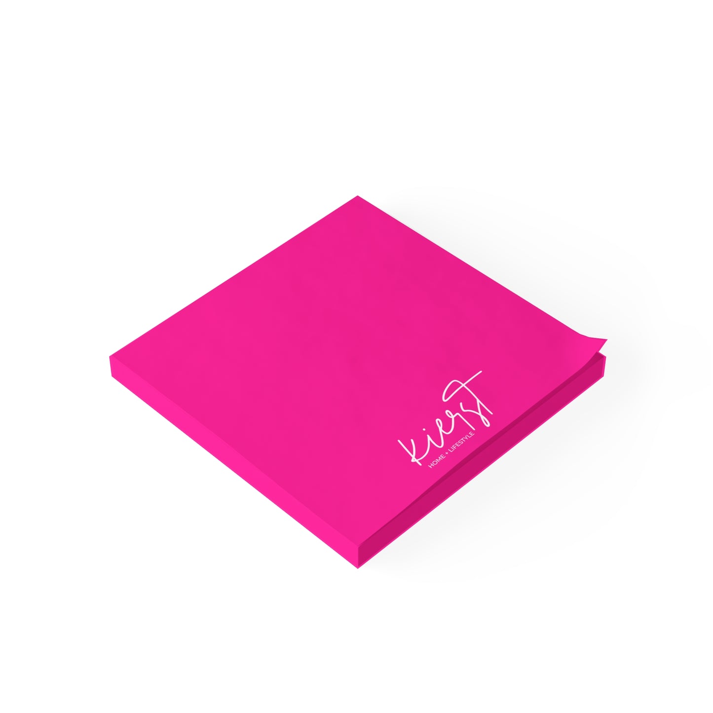 kierst Signature Hot Pink Post-it® Note Pad | Vibrant Sticky Notes for Bold Desks