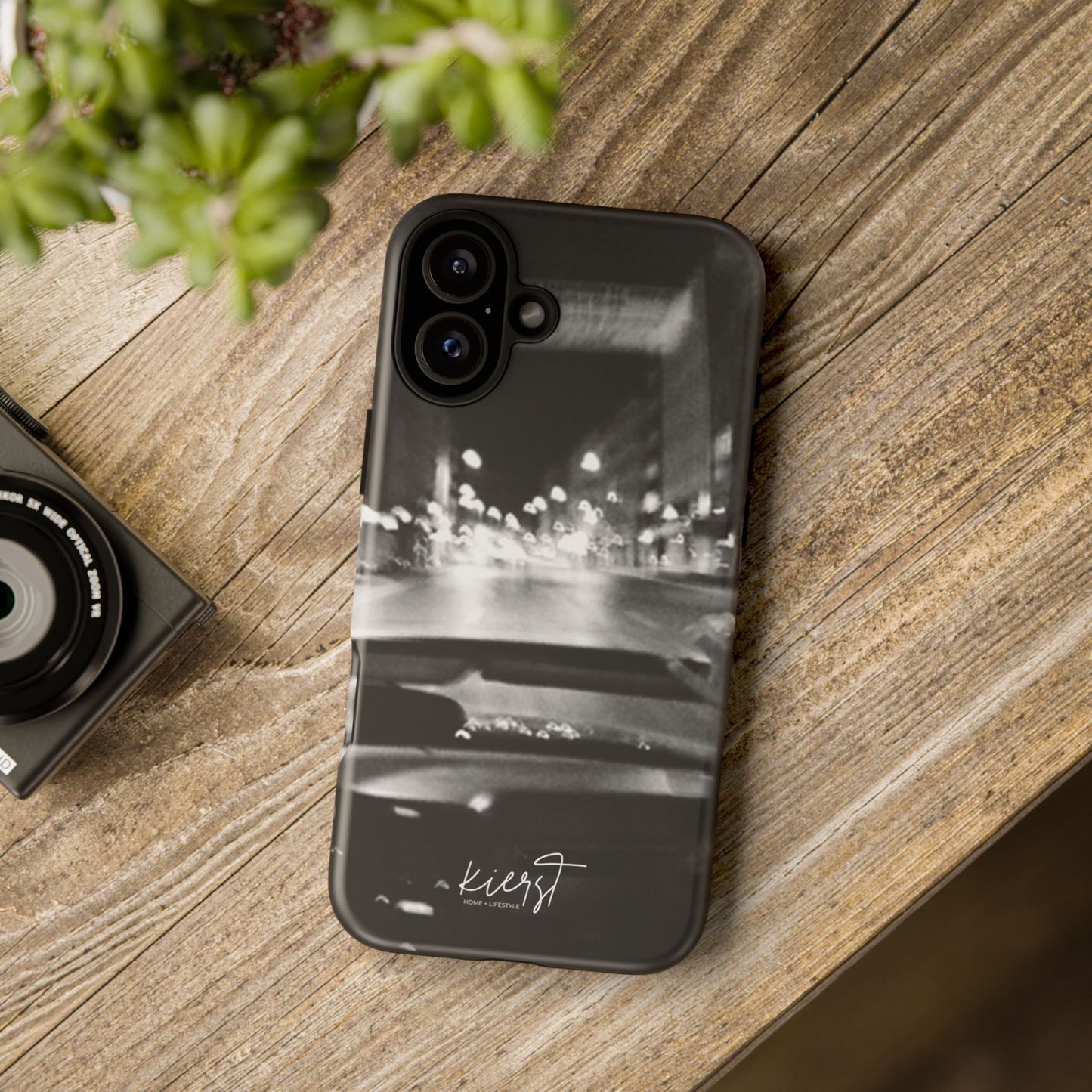 Faded Summer Nights iPhone Case | A Cinematic Blur of City Lights and Nostalgia