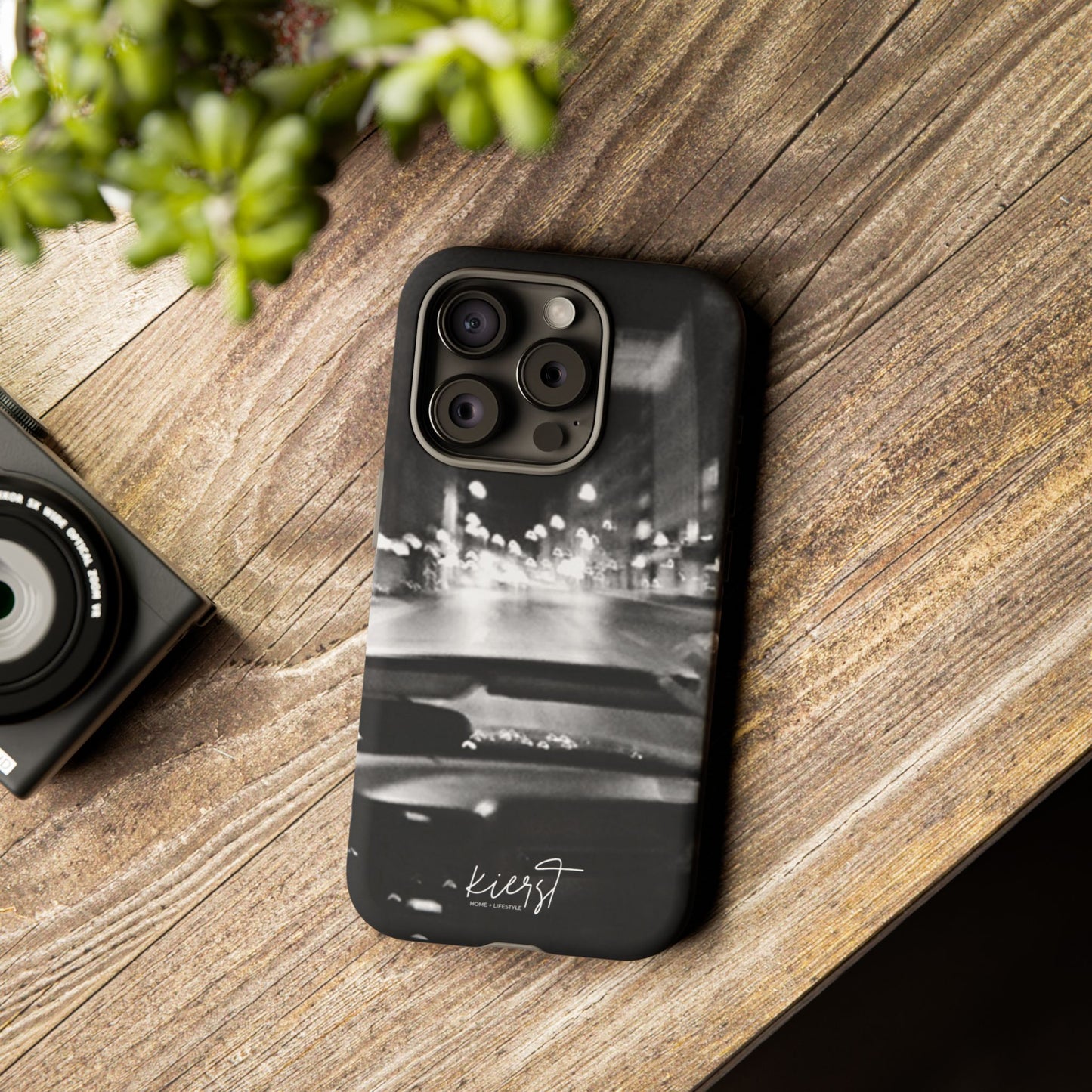 Faded Summer Nights iPhone Case | A Cinematic Blur of City Lights and Nostalgia