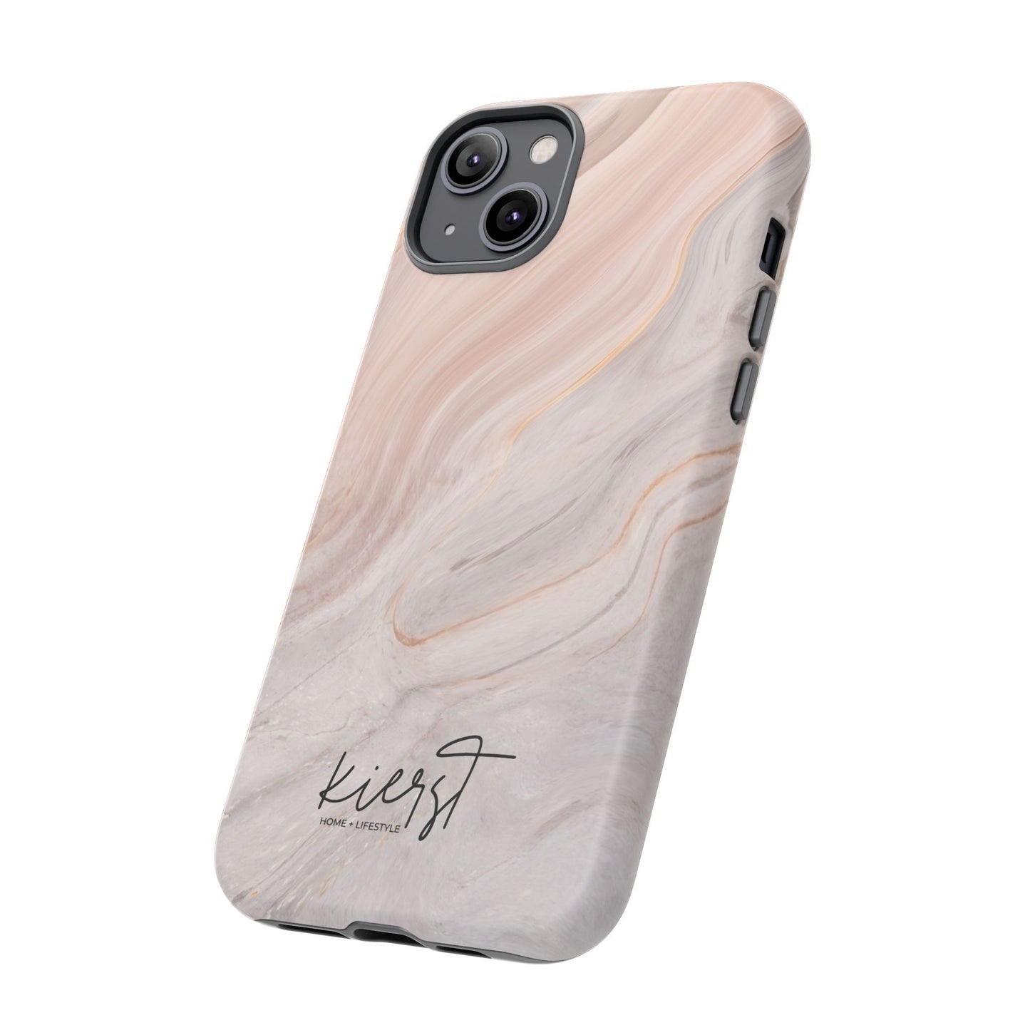Blush Swirl Marble iPhone Case | Soft Curves, Strong Protection