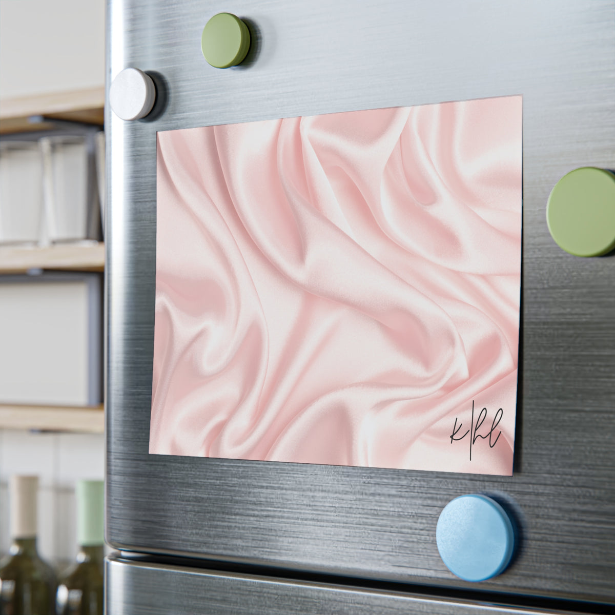 Pink Silk Striped Post-it® Note Pad