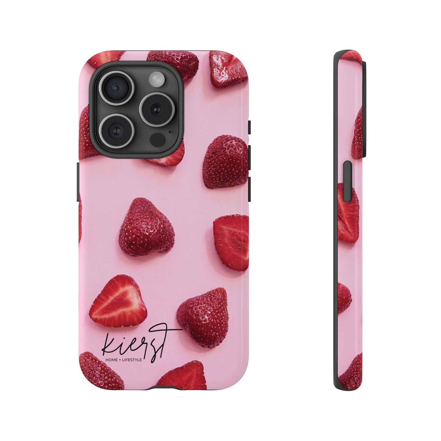 Strawberries iPhone Case | A Sweet Statement Rooted in Soft Luxury