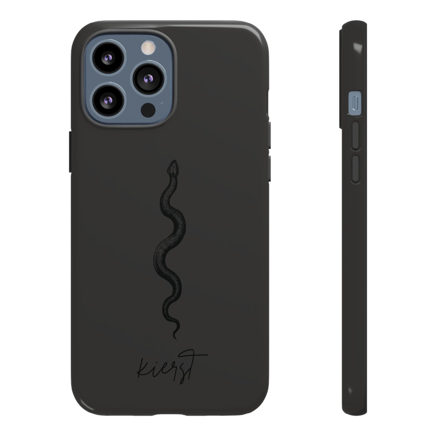 Long Black Snake iPhone Case | Subtle Edge, Quiet Power
