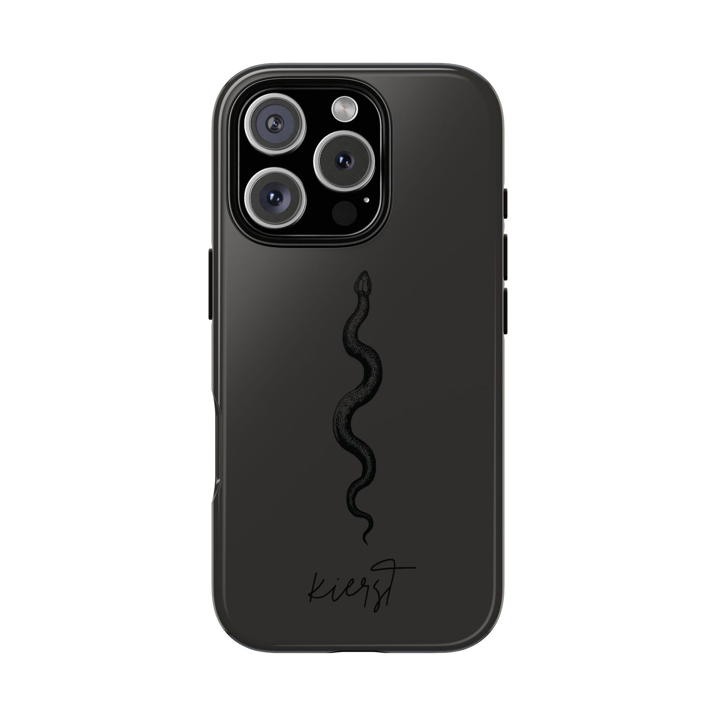 Long Black Snake iPhone Case | Subtle Edge, Quiet Power