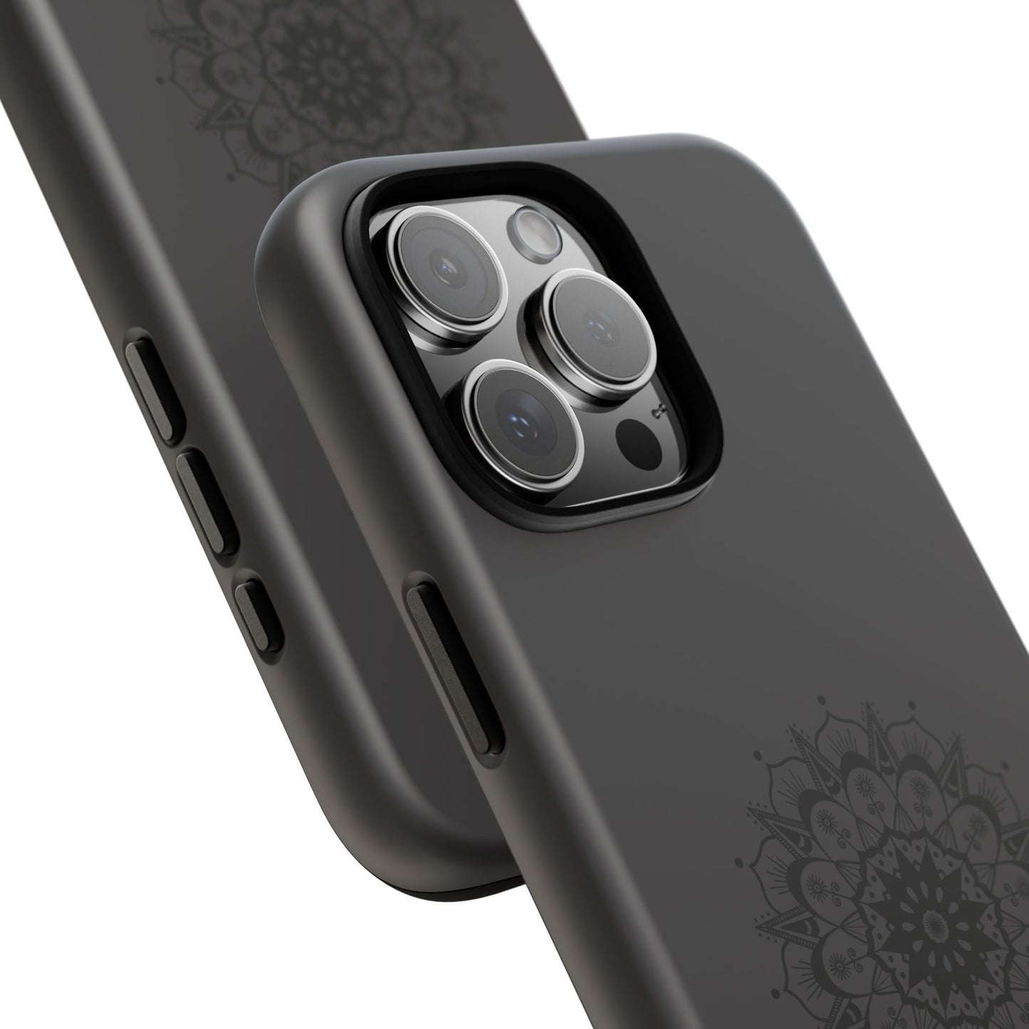 Black Mandala iPhone Case | Refined Calm in Every Curve
