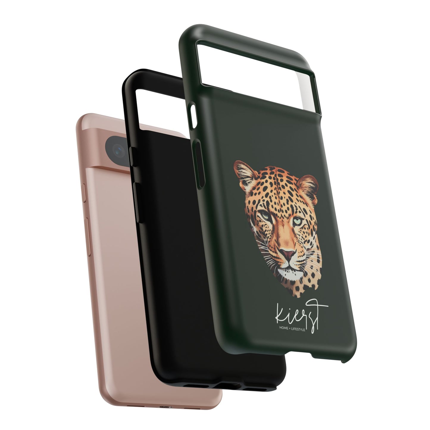 kierst Signature Midnight Pine Google Pixel Phone Case with Cheetah