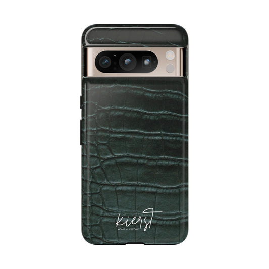Emerald Crocodile Google Pixel Case | Luxe Texture, Everyday Strength