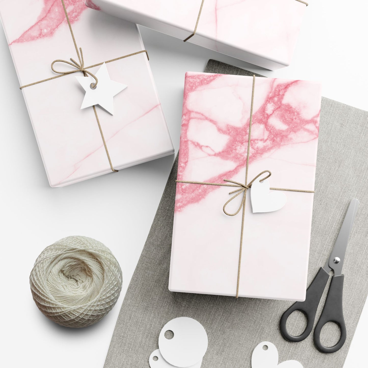 Pink Marble Wrapping Paper
