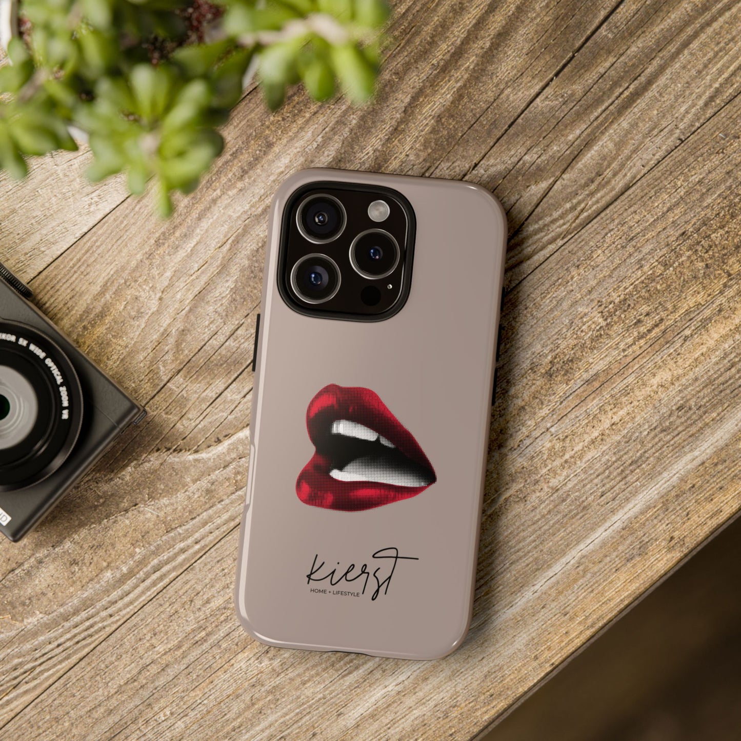 Retro Red Lips iPhone Case | Pop Art Meets Polished