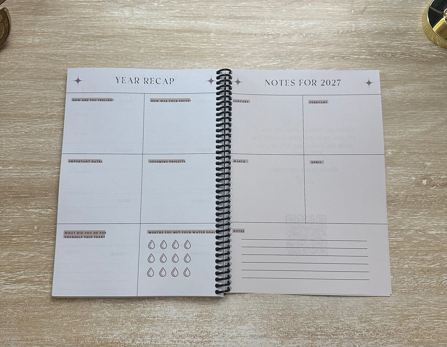 2026 Lifestyle Planner Ember Tortoise