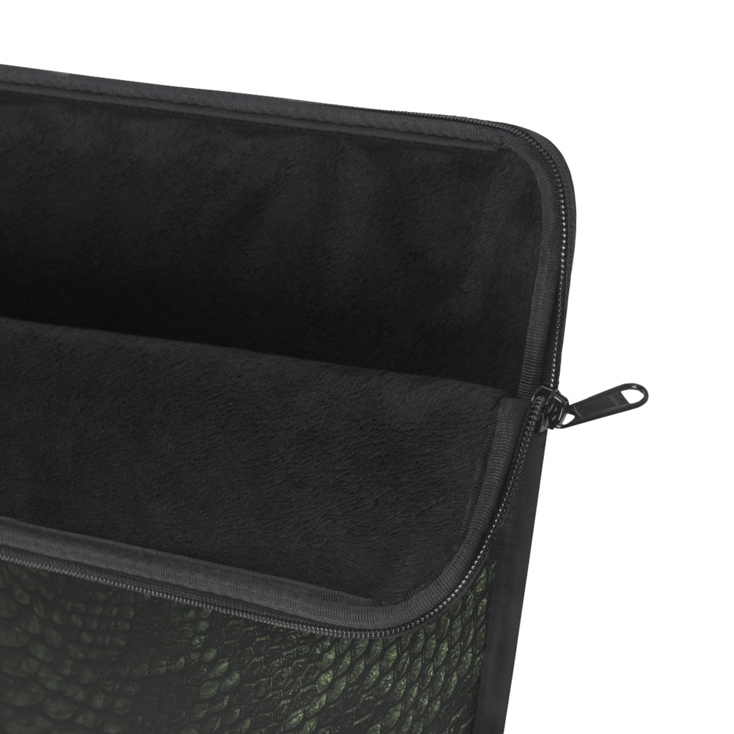 Deep Rich Green Snake Print Laptop Sleeve | Designed to Stand Out