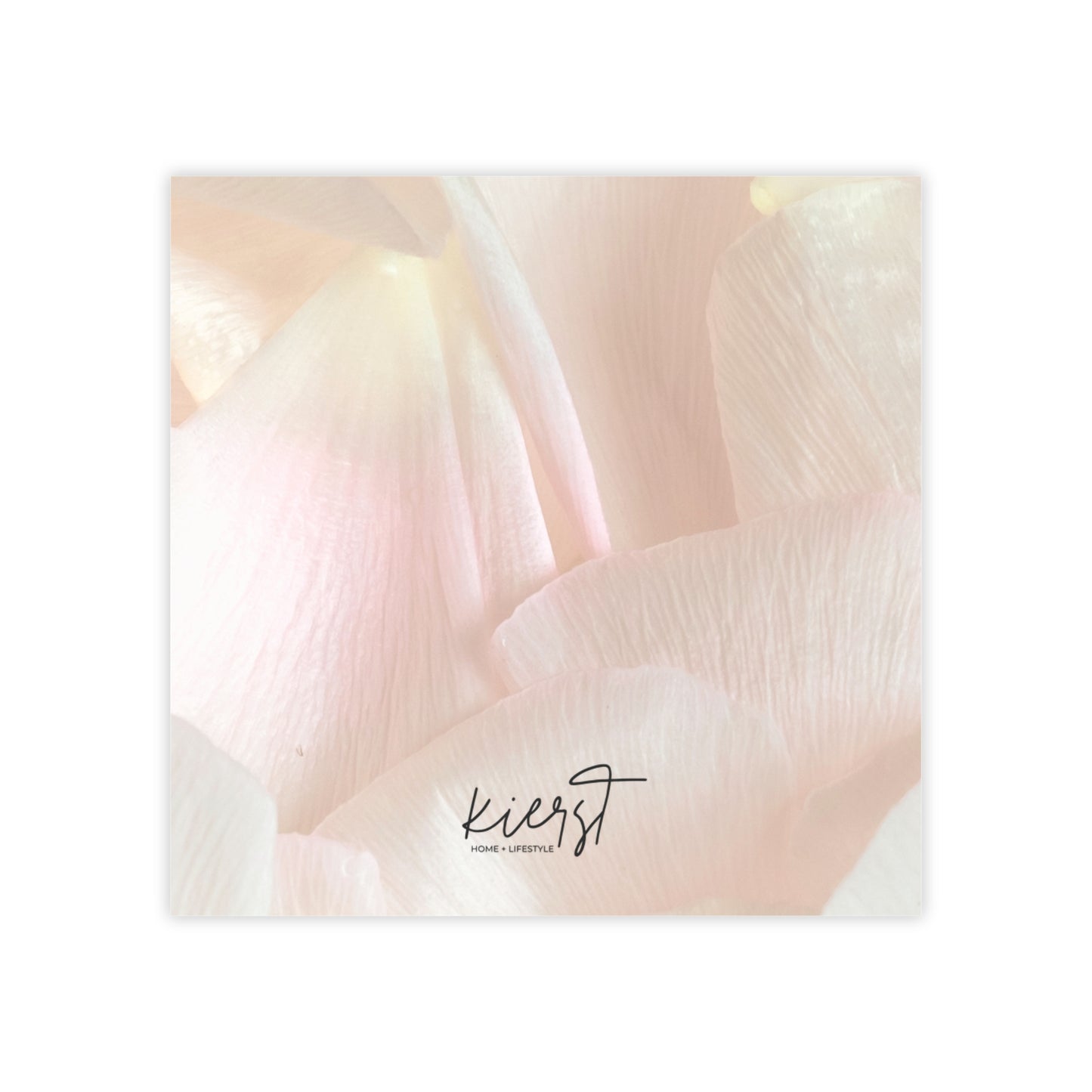 Iridescent Petals Post-it® Note Pad | Soft Pink Floral Sticky Notes for Elegant Everyday Reminders